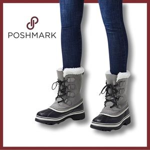 Sorel Black and Gray Winter Boots